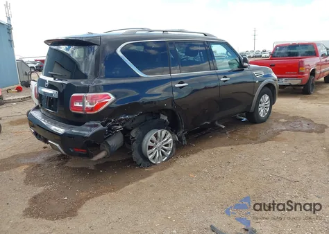 2019 Nissan Armada Sv z USA, uszkodzony, nr VIN JN8AY2ND0KX009137